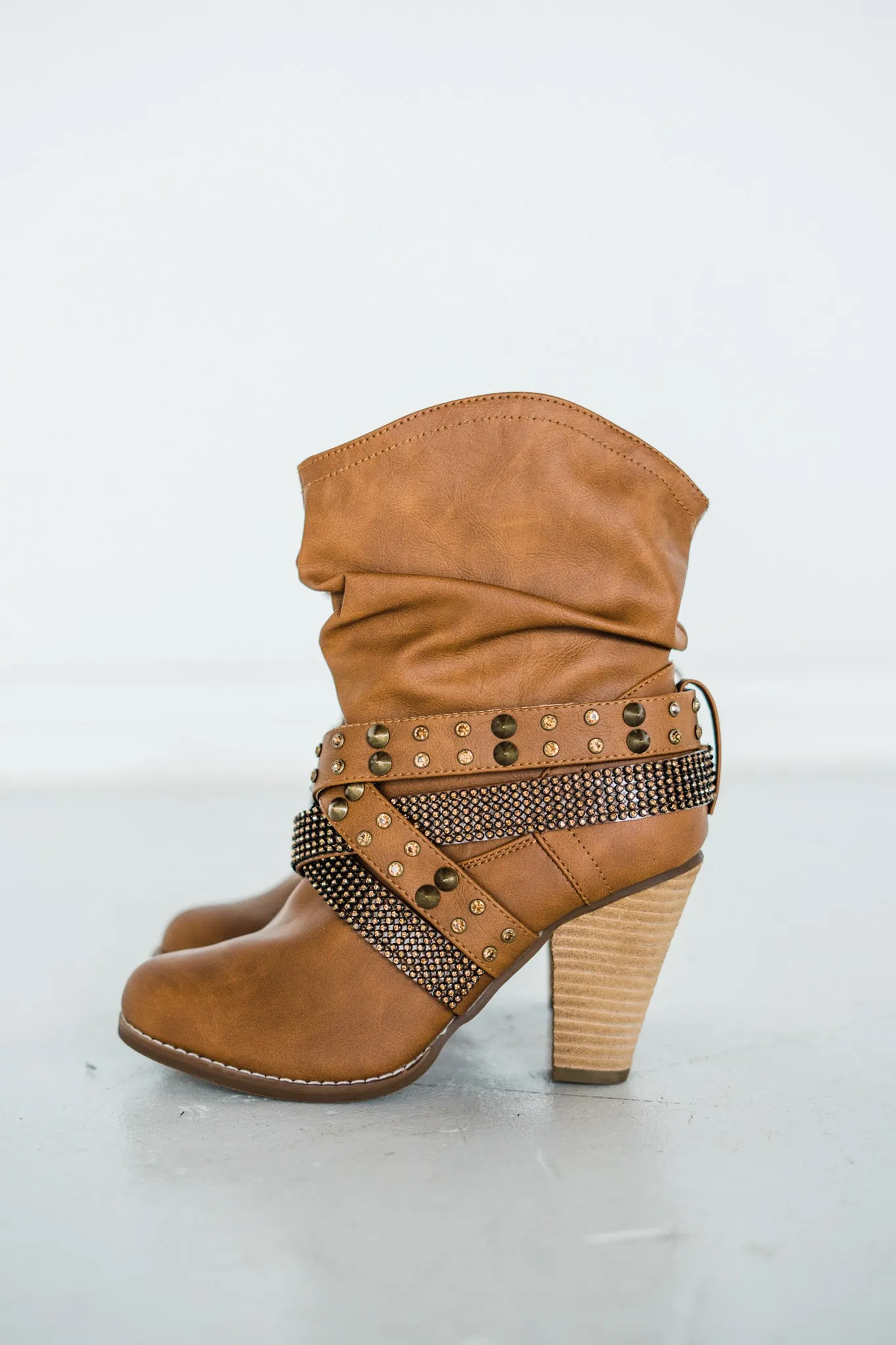 Short Change Booties in Tan