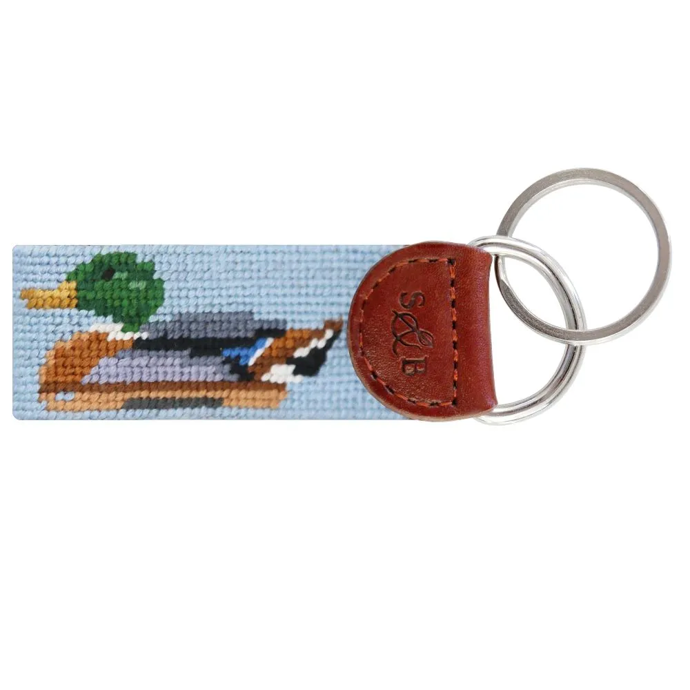 Smathers & Branson Duck Decoys Key Fob - Antique Blue