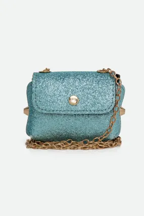 Sparkly Blue Sling Bag