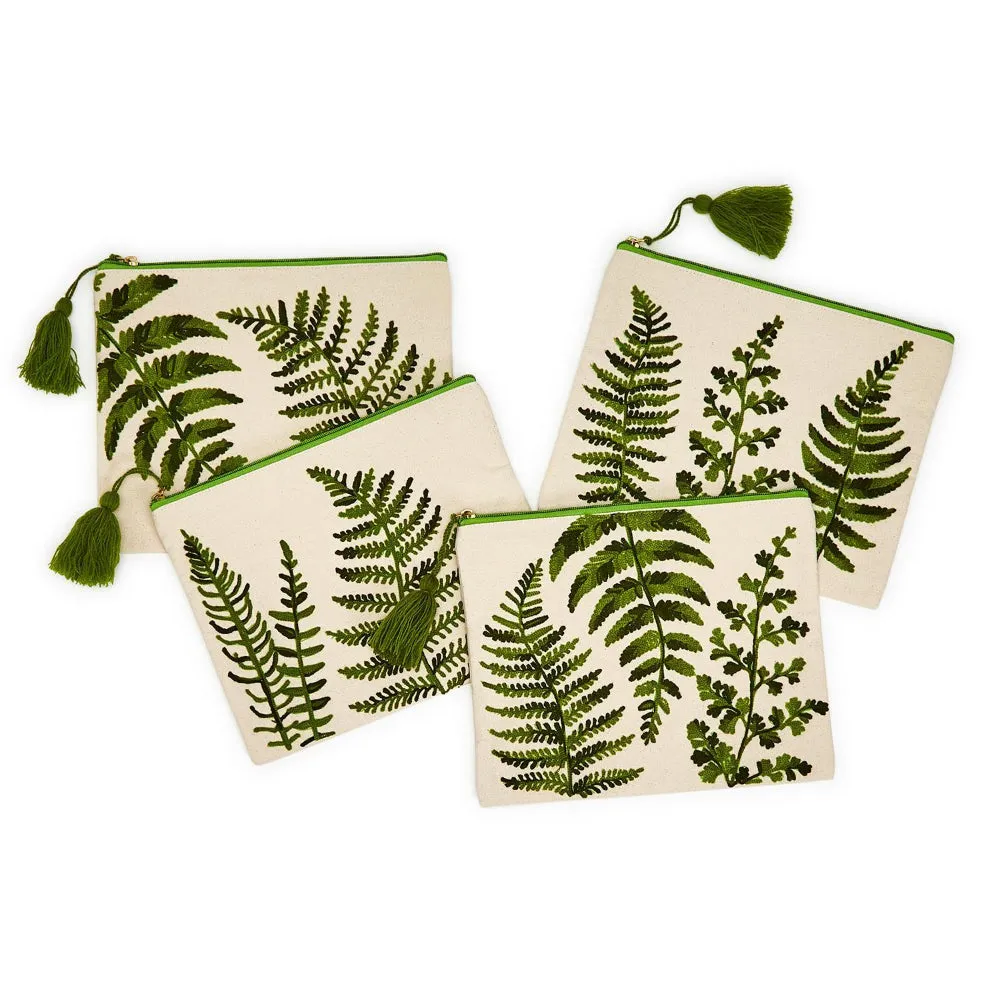 Two's Company Fanciful Fern Multipurpose Pouch