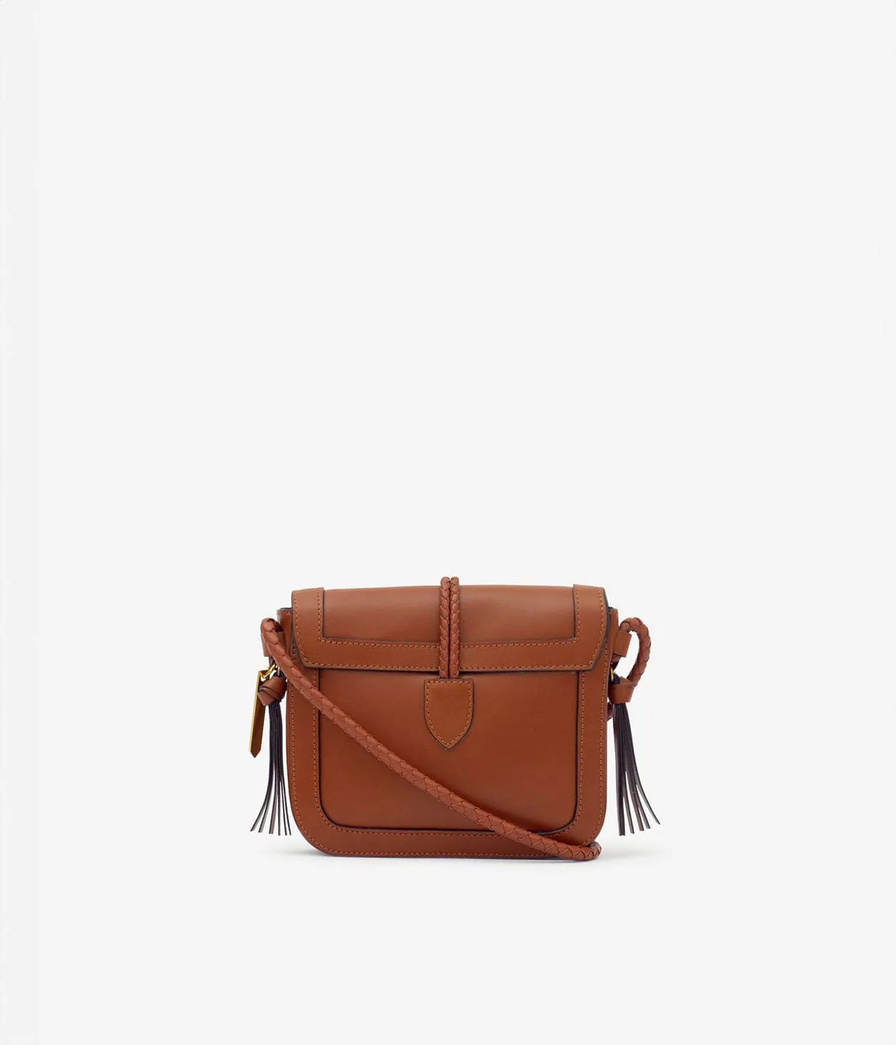 VIGO FLAP BAG- COGNAC