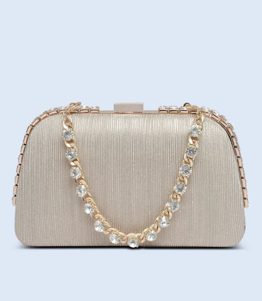 WB2692-GOLD-Women Trendy Bag