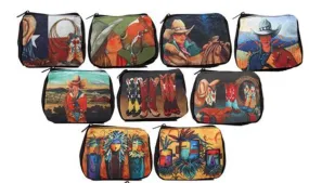 Western cowgirl coin purse