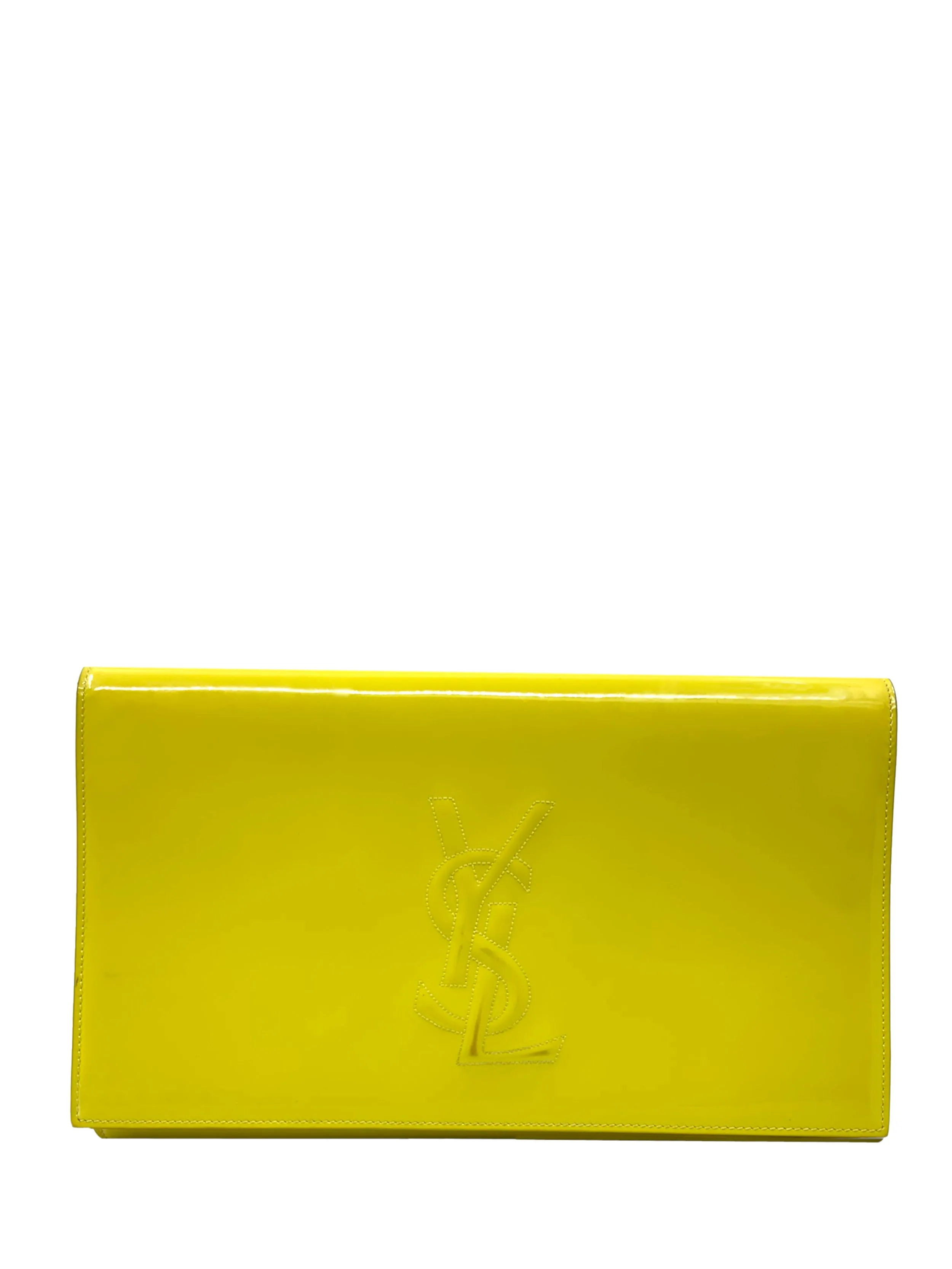 Yves Saint Laurent Belle De Jour Patent Leather Clutch